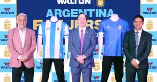 বাংলাদেশে আর্জেন্টিনার ফ্যান জার্সি উন্মোচন করলো ওয়ালটন